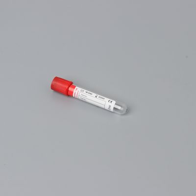 8 ml 9 ml tubo activador de coágulos vidrio rojo PET activador de coágulos tubo de recolección de sangre