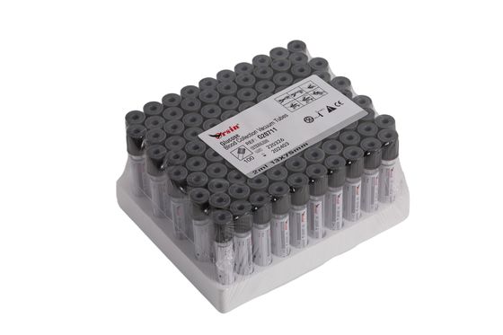 0.5ml-10ml Glucose Test Tube Sodium Fluoride Grey Top Tube Anticoagulant