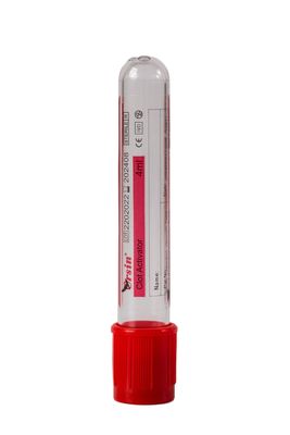 0.5 ml-10 ml Tubes de vacutainer haut rouge Bd Tubes de sérum haut rouge Tubes à vide pour analyse sanguine