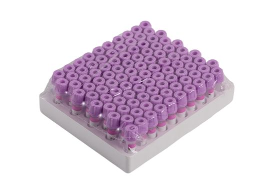 Anticoagulante EDTA Tubos para la recolección de sangre Púrpura EDTA K2 EDTA K3 1 ml-10 ml