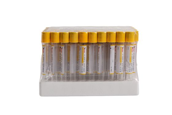 Separador de gel activador de coágulos amarillos 9 ml 10 ml tubo activador de coágulos de gel sérico