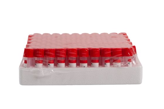 10X45 0.5ml Tubo de Análise de Sangue de vácuo Impressão de logotipo para grandes encomendas 30000 PCS Tamanho e Especificação 10X45 0.5ml MOQ Limite 30000 PCS