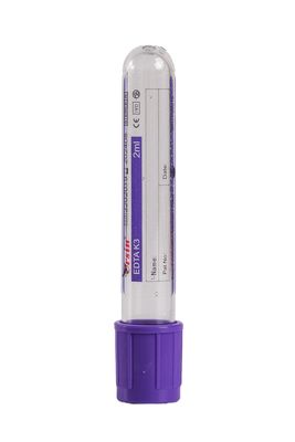 BD Vacutainer K2 EDTA لوله های بالای بنفش شیشه ای یا PET 2 میلی لیتر لوله EDTA