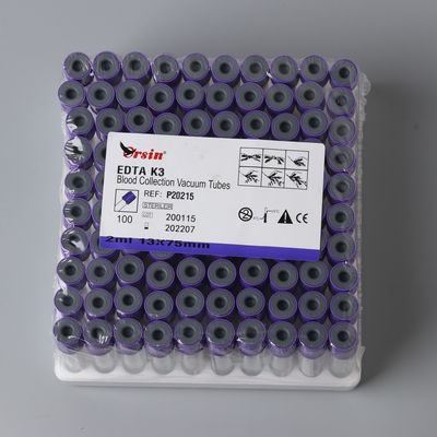 K3 EDTA Coated Blood Collection Tubes BD Vacutainer EDTA For Laboratory Research
