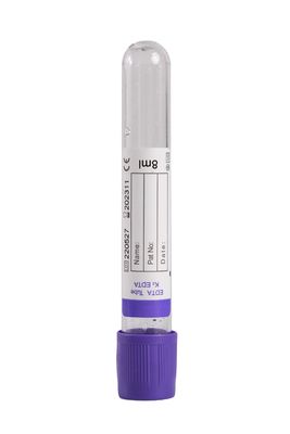 抗凝固剤 6 Ml EDTAチューブ 紫色 EDTAコーティングチューブ EDTA真空管