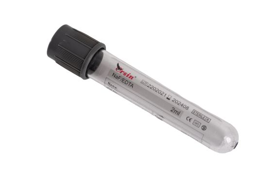 5ml 6ml BD Sodium Fluoride Tubes Gray Top Tube For Glucose Testing