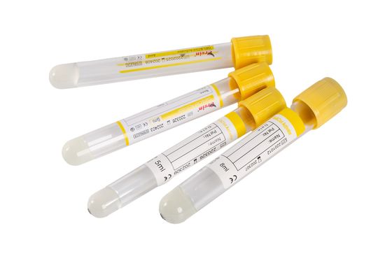 5ml 13*100mm Glass or PET Gel and Clot Activator Tube for Serum Collecting Blood Separation
