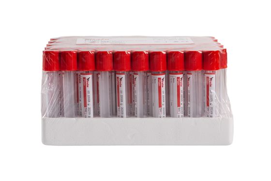 Biokimia Red Top Blood Tubes 0.5ml-10ml Bd Tabung Pengumpulan Darah