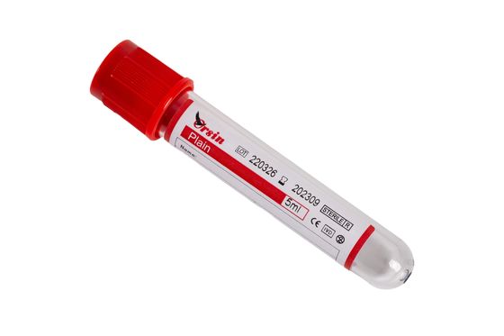 लाल 1ml-4ml Bd वैक्यूटेनर ट्यूब 10X45mm सीरम सेपरेटर ट्यूब