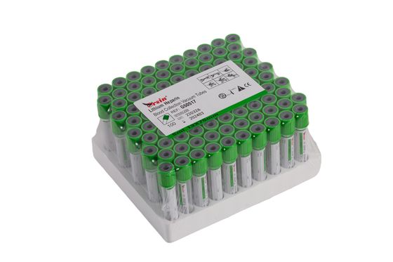 เทคโนโลยีที่ก้าวหน้า ท่อตรวจเลือดของ Vakuum สําหรับรูปแบบ Anticoagulant เกลือโซเดียม / ลิทธิียมและเทคโนโลยีสเปรย์ไมโคร