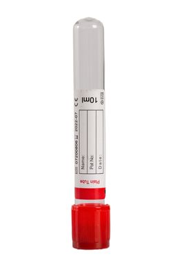 Cancer-Specific 13×75mm Red Blood Collection Tube for Ultra-Sensitive Detection Without Clot Activator