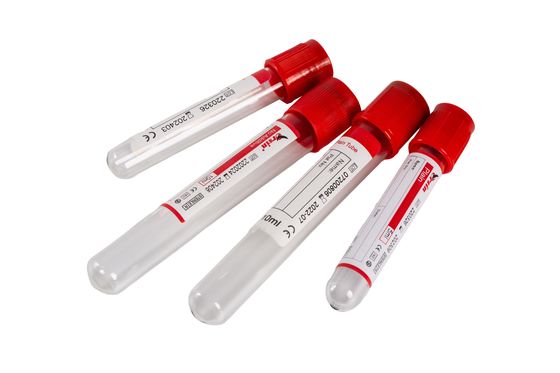 13*75mm 13*100mm 16*100mm Additive-Free Clot Activator-Free Vacuum Blood Test Tube for Serum Chemistry