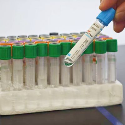 Blue Cap Sodium Citrate 3.2%/3.8% Vacutainer Tubes for Plasma Collecting in 6mL/7mL Sizes