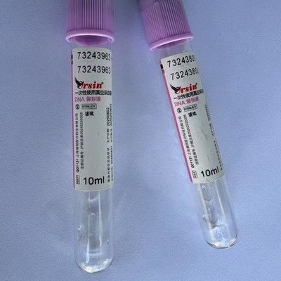 10ml Capacity Liquid Biopsy Tube for Clinical Trials with Glass/PET Material